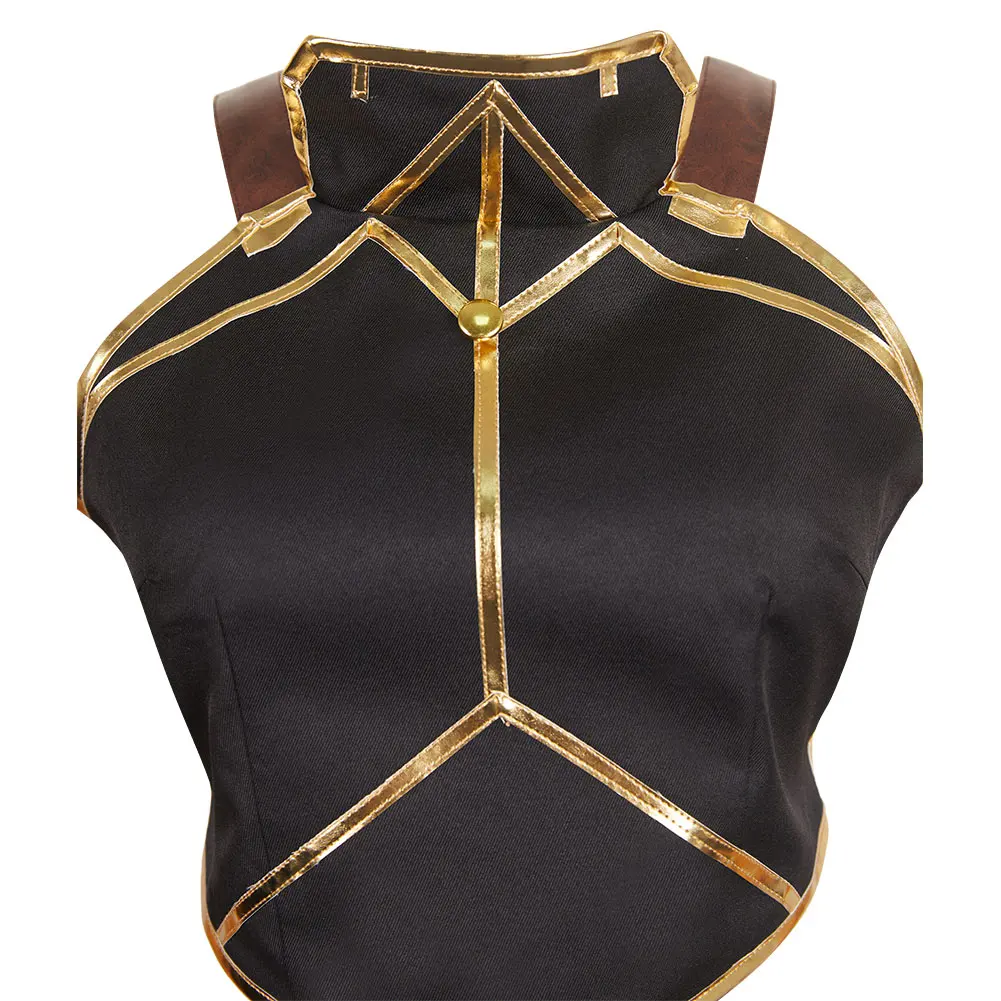Fantasia Arcane Vi Cosplay Battle Armor Vest Anime Game LOL Disfraz Costume Women Female Halloween Carnival Party Clothes