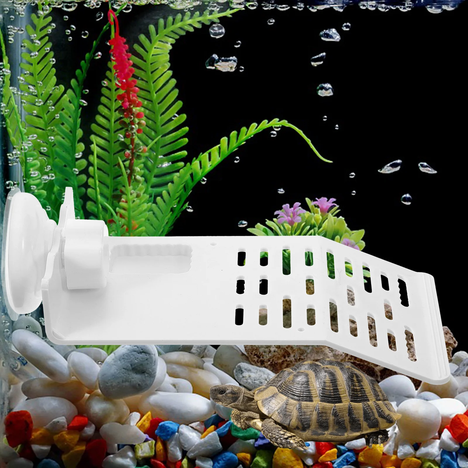 

Sturdy Plastic Basking Floating Island For Aquatic Turtles Durable Reptile Habitat Decoration Terrarium Turtle Tank Accessories