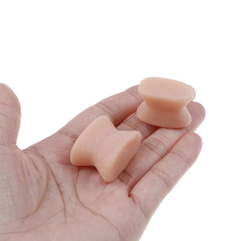 2pcs Del Gel Del Silicone Toe Separatore Per Borsite Correttiva Alluce Valgo Pollice Sovrapposizione di Riparazione Osso Ortesi Raddrizzatore 3 Size