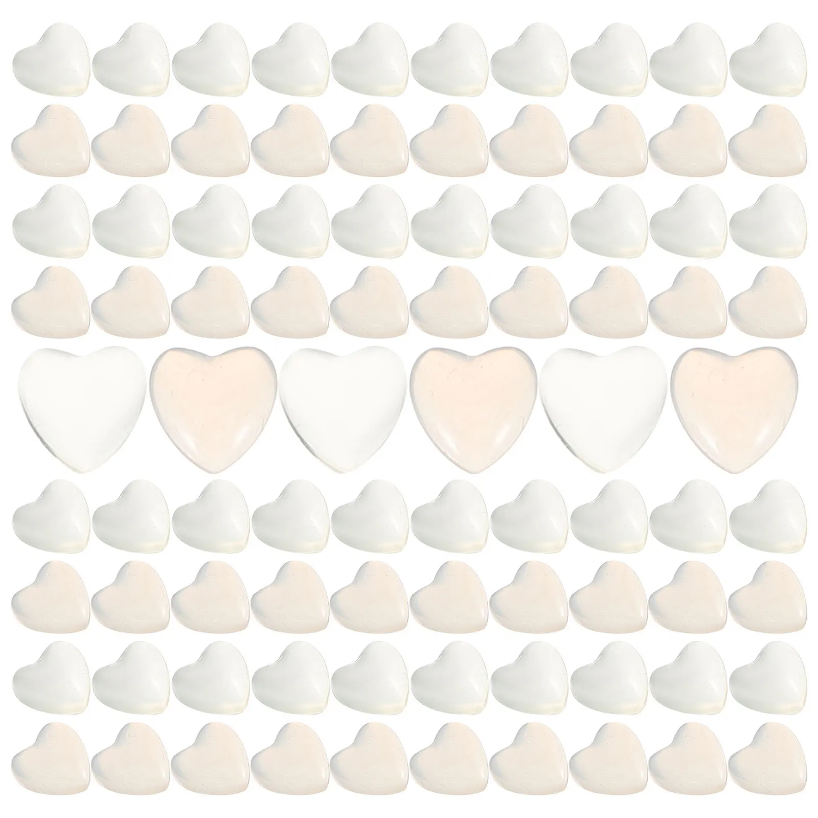 

100 шт. декоративных украшений для ногтей в форме сердца, из смолы, долговечные, элегантные, для нейл-арта, маленькие, простые в использовании, для Рождества, свадеб, вечеринок