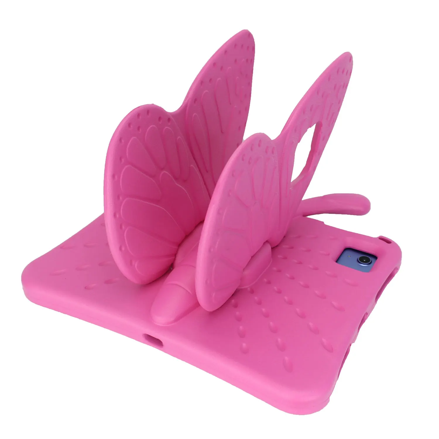 

3D Butterfly Tablet Case for iPad Pro11 2018 2021 2022 2024 Kids EVA Shockproof Stand Cover For Air 4 5 Air 11 ipad 10.9 10th