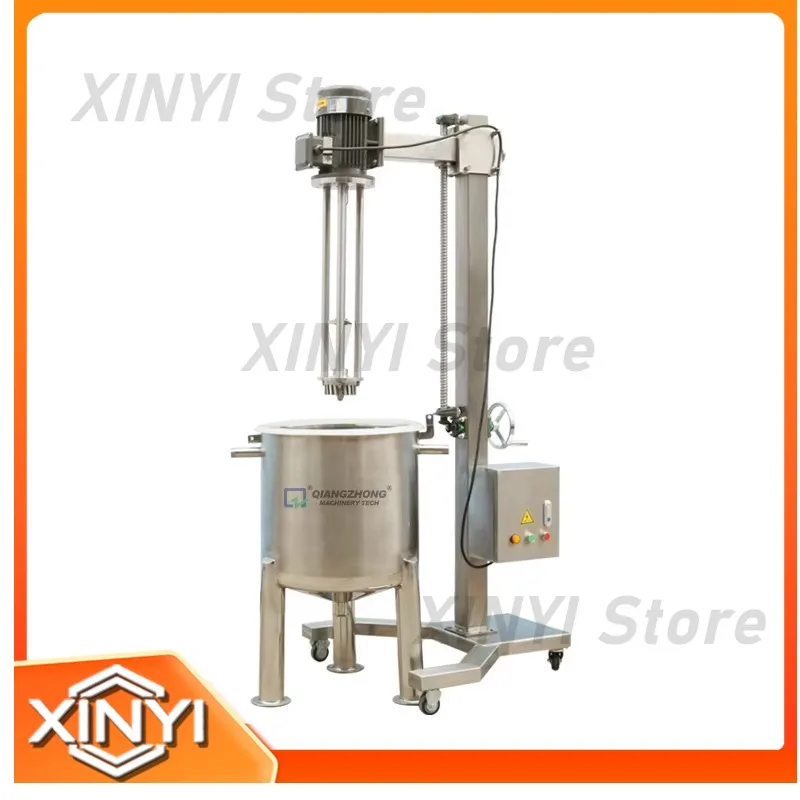 Lab Homogenizing Machine for High Shear Emulsifying Mixer Homogenizer Batch Processing Manufacturing Equipment for Lab Use