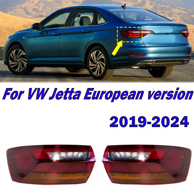 

Для VW Jetta Европейская версия 2019-2024 Авто задний фонарь заднего фонаря сигнальная лампа задний фонарь в сборе 17A945208A 17A945207A