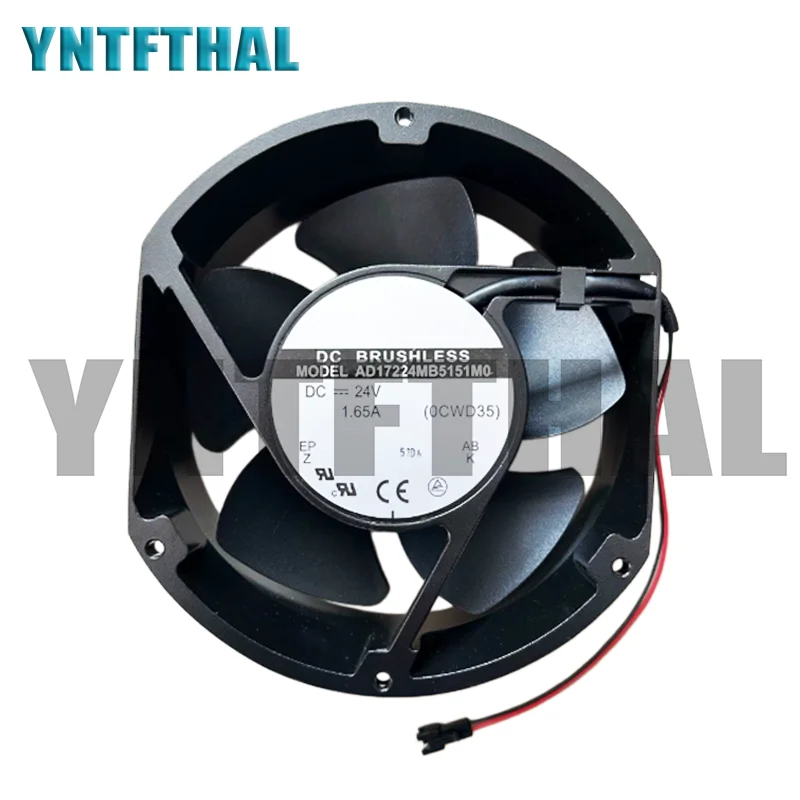 

New AD17224MB5151MO/AD17224MB5151M0 DC24V 1.65A Cooling Fan