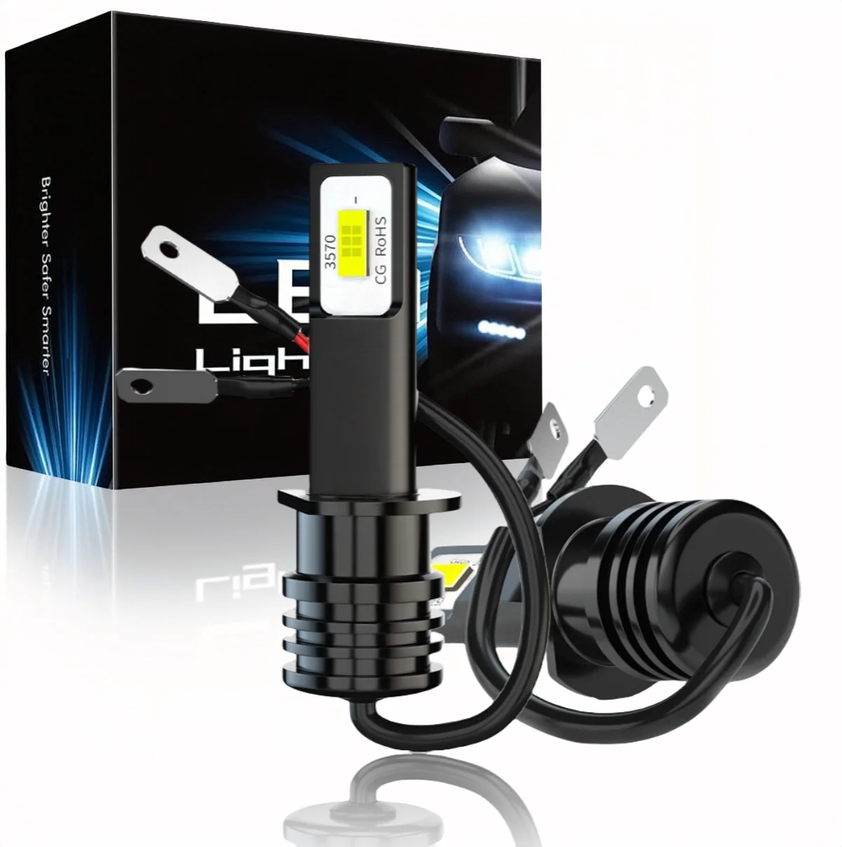 

2X MINI H1 Комплект для переоборудования светодиодных ламп для фар 100 Вт 6500 К дальнего/ближнего света