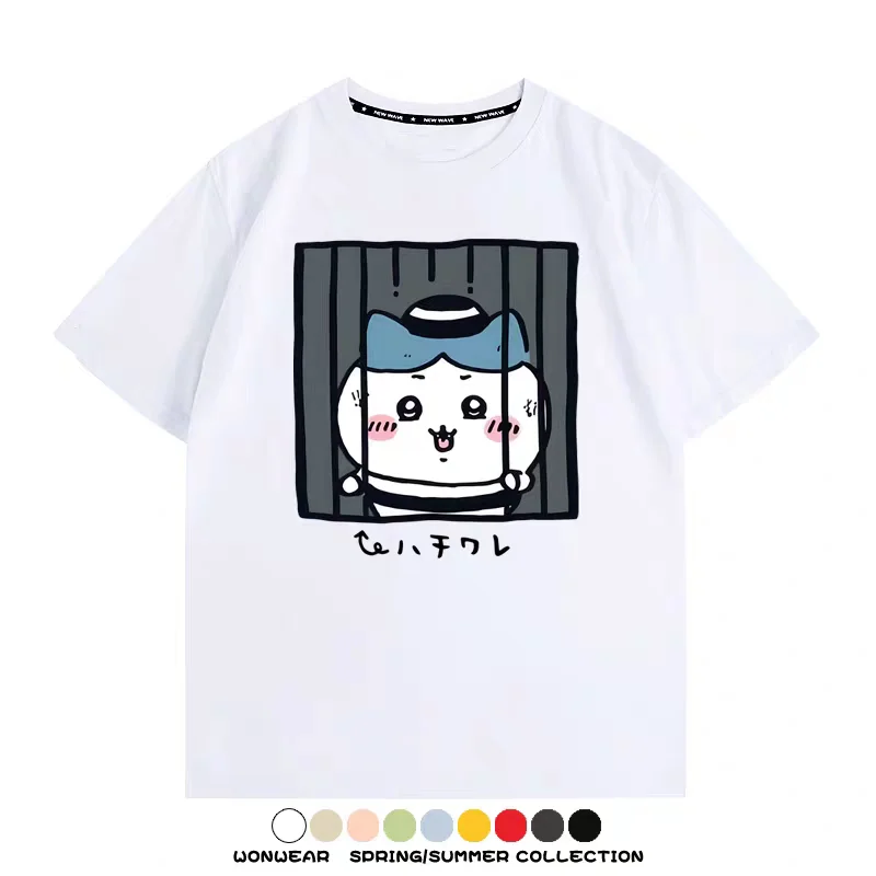 2026 Chiikawa Usachi Parent Child Pure Cotton T-shirt Comfortable, Breathable, High Quality Ins Y2k
