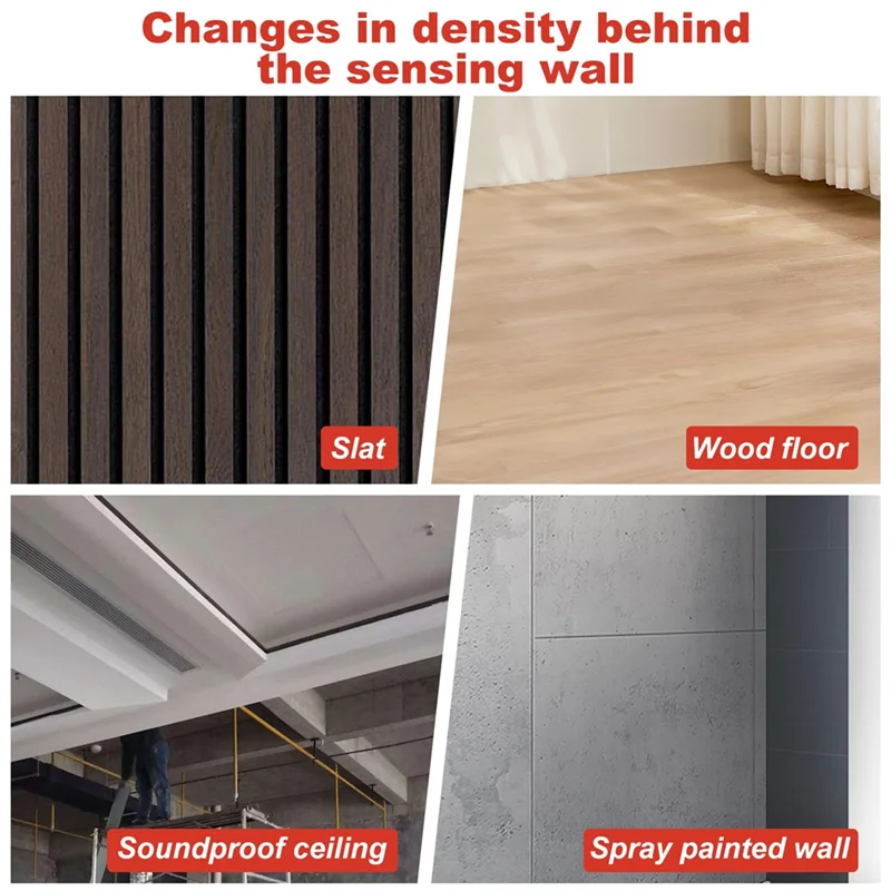 AED5-Stud Finder Wall Scanner, 7 In 1 Wall Stud Finder Tool With Alarm, Electric Drywall Stud , Handheld  Finders