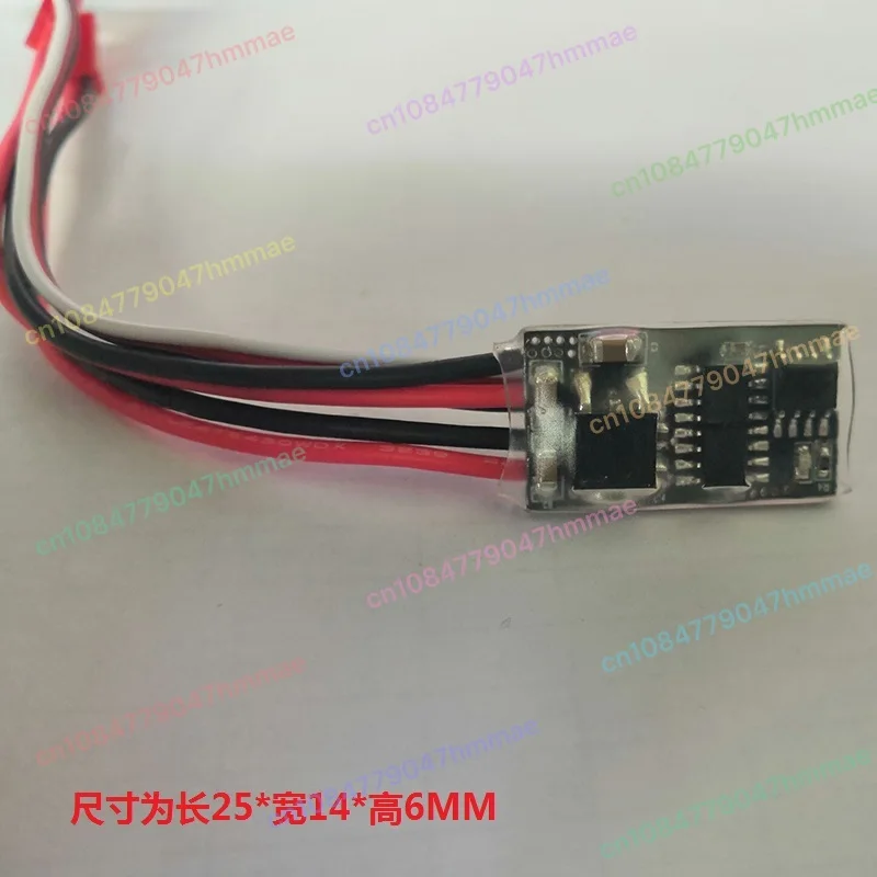 

Микро-ESC 10А для бесщеточных двигателей 1-3S с двунаправленным управлением для миниатюрных радиоуправляемых машин, дронов и авиамоделей