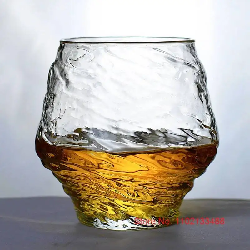 سقوط ساكورا براندي شم ويسكي الزجاج الطراز القديم كأس النبيذ الإبداعية النبيذ الهدايا كونياك كوب ويسكي كوب للبيرة دروبشيبينغ #6