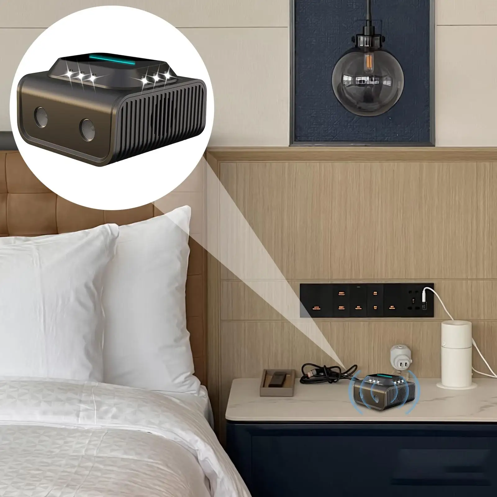 Variable Frequency Animal Management Color Changing Animal Solution With Green Blue Red Lights Electronic Roof Warehouse Control