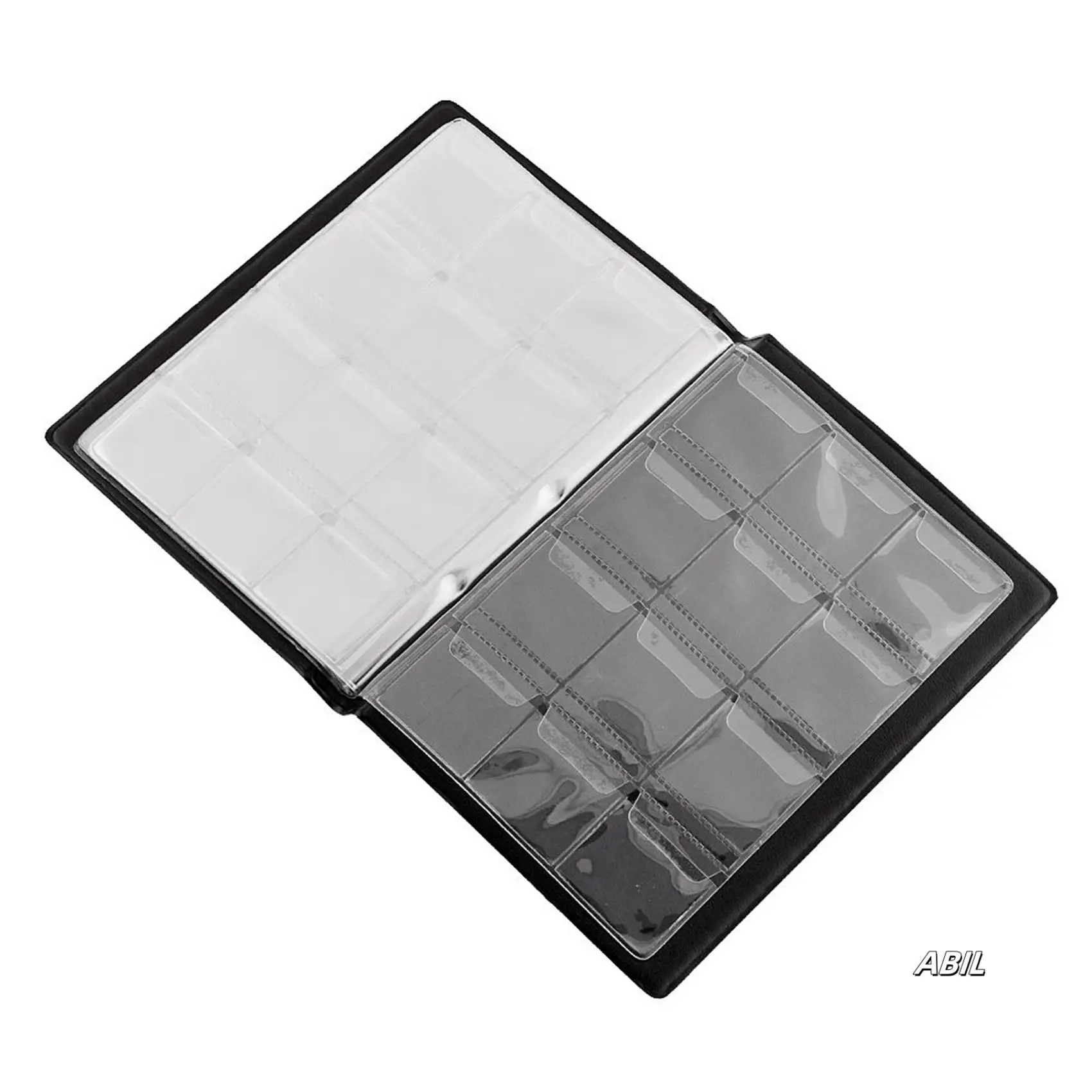 

1 Pcs 120 Coins Money Collection Album Holder Book & 50Pcs Square Cardboard Coin Holders Coin Supplies Coin Album