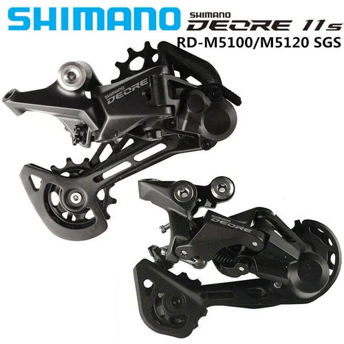 Imagen 2 del producto SHIMANO DEORE M5100 M5120 desviador trasero para bicicleta de montaña MTB RD-M5100 11S SHADOW 11 velocidades 11V traje M5100 M7000 piezas de bicicleta