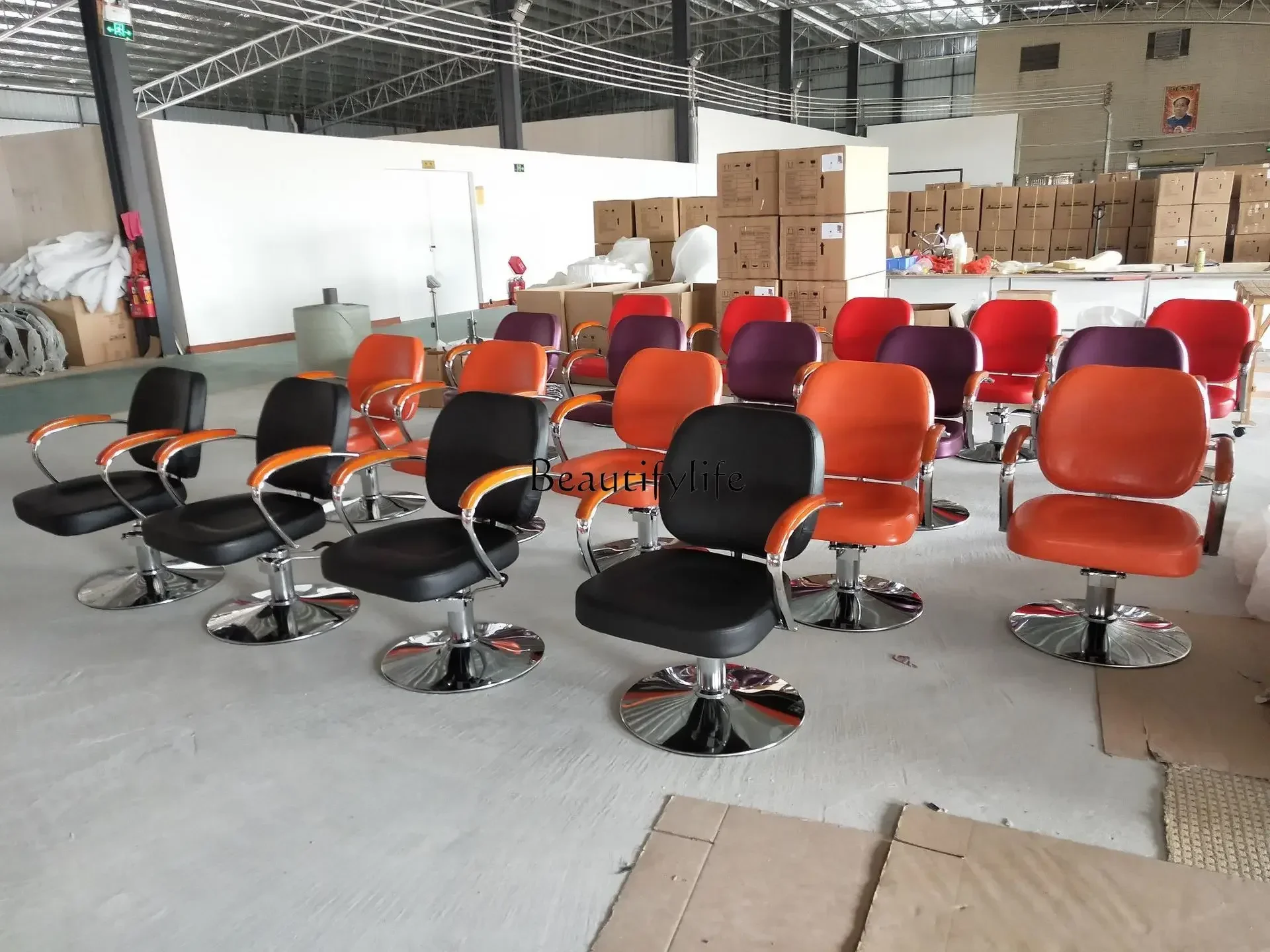 

06Half lying shampoo bed Hair salon special flush bed Sitting shampoo chair