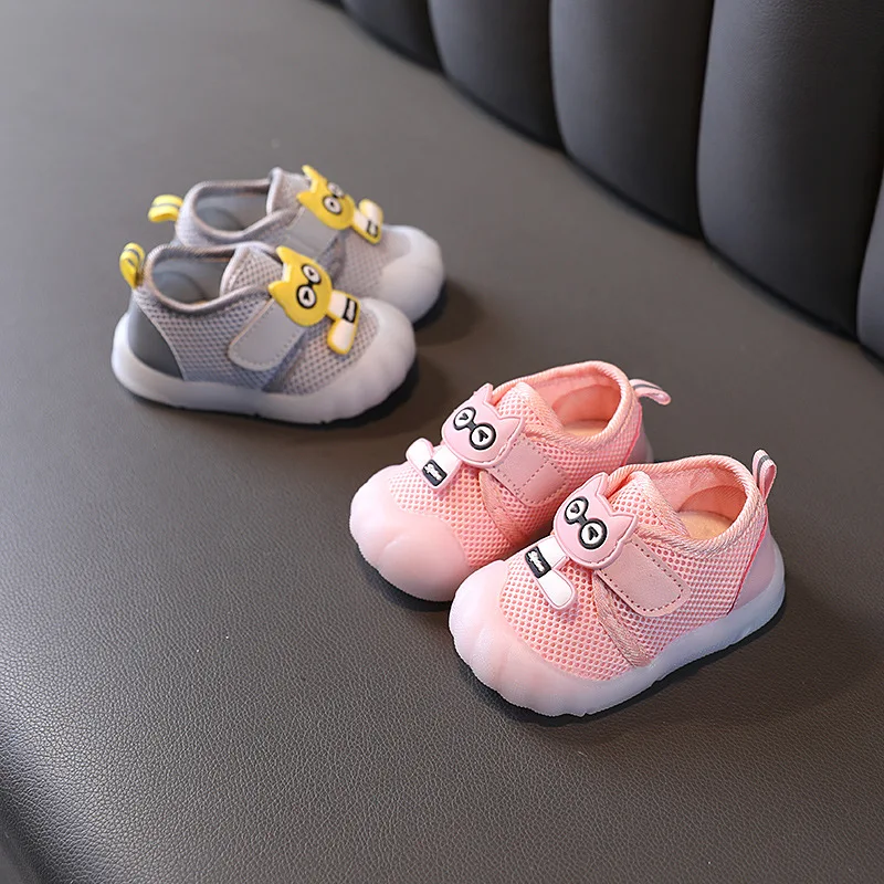 

Baby Girl Shoes Breathable Mesh Sneakers Newborn Baby Boys Girls First Walkers Infant Toddler Soft Sole Anti-slip Baby Shoes