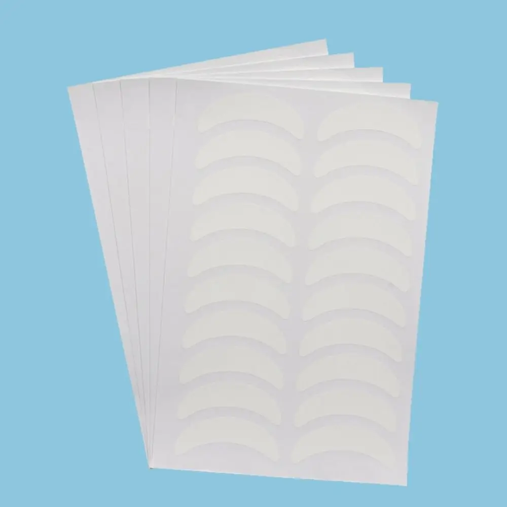 100Pcs/set Salon Eyelash Extension Patches Natural Eye Lashes White Eyelashes Paper Adhesive Tape Separation Sticker