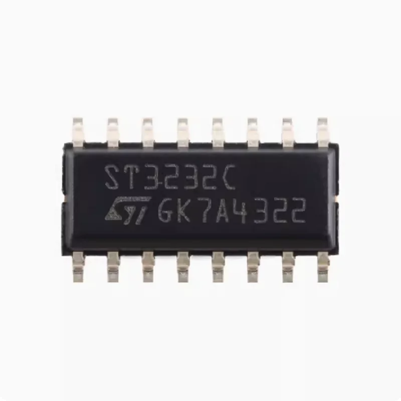 

10pcs/Lot ST3232CDR SOP-16 ST3232C RS-232 Interface IC Lo Power 2Drvr/2Rcvr Operating Temperature:0 C-+ 70 C