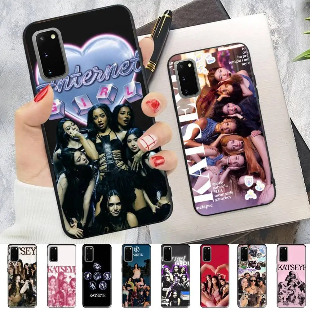 Global Pop Group Katseye Phone Case For Samsung S 24 Fe 25 Ultra Plus 20 Lite 21 30 22 23 24 22 Ultra 5G Fundas