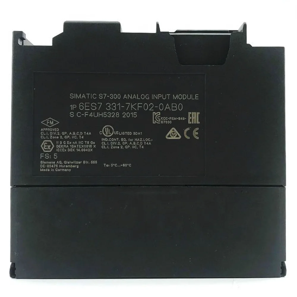 New Original 6ES7331-7KF02-0AB0 PLC Module SIMATIC S7-300 Analog Input SM 331 6ES73317KF020AB0 PLC Controller