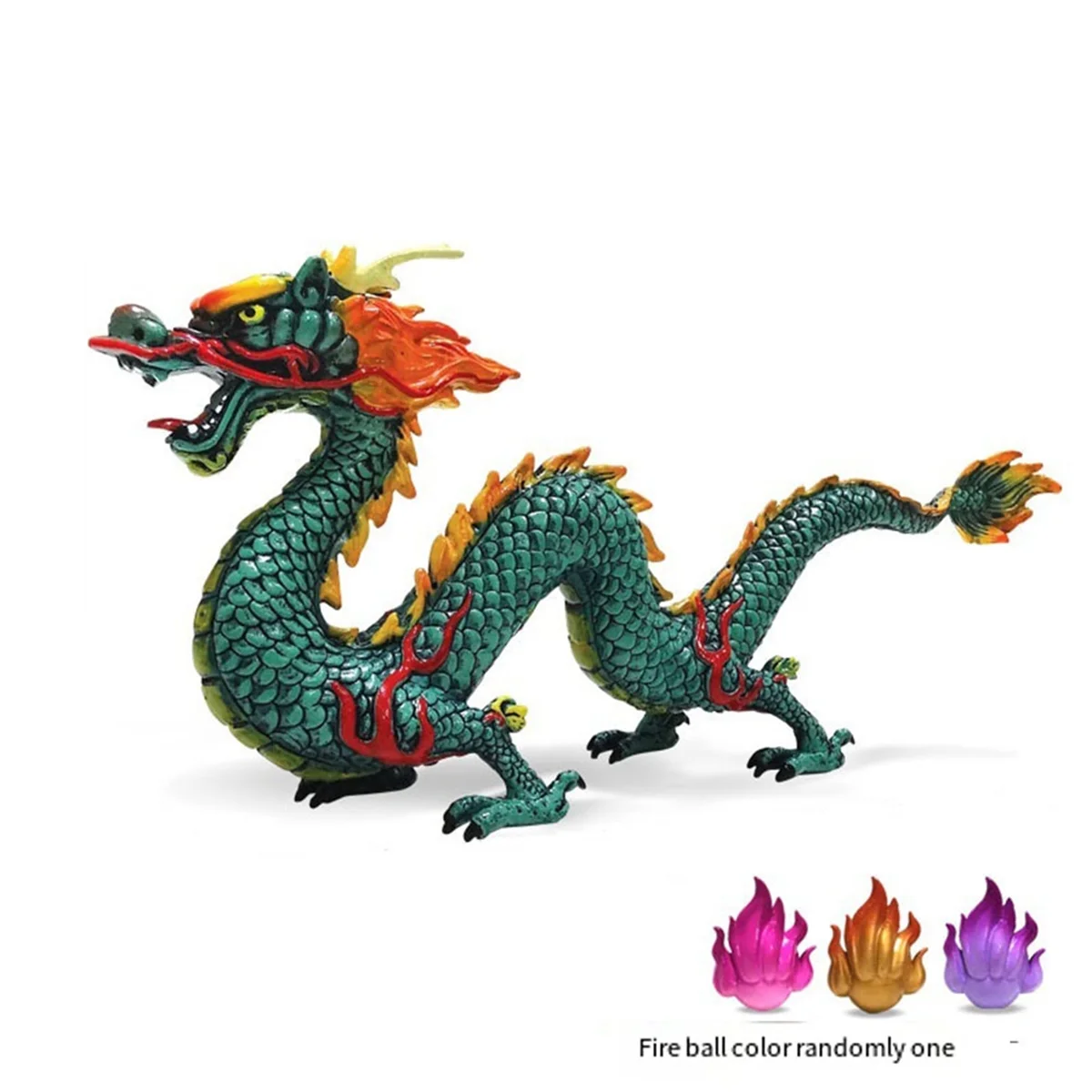 Dragon Statue Chinese Dragon Statue 2024 New Year of the Dragon Gift Animals Figure Chinese Lucky Zodiac Sculpture,A