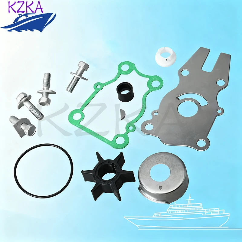 

Ремкомплект водяного насоса 63D-W0078 для 2-тактного двигателя Yamaha 40HP 50HP 4-тактного F40 FT50 F50 F60 63D-W0078-01 Заменяет детали