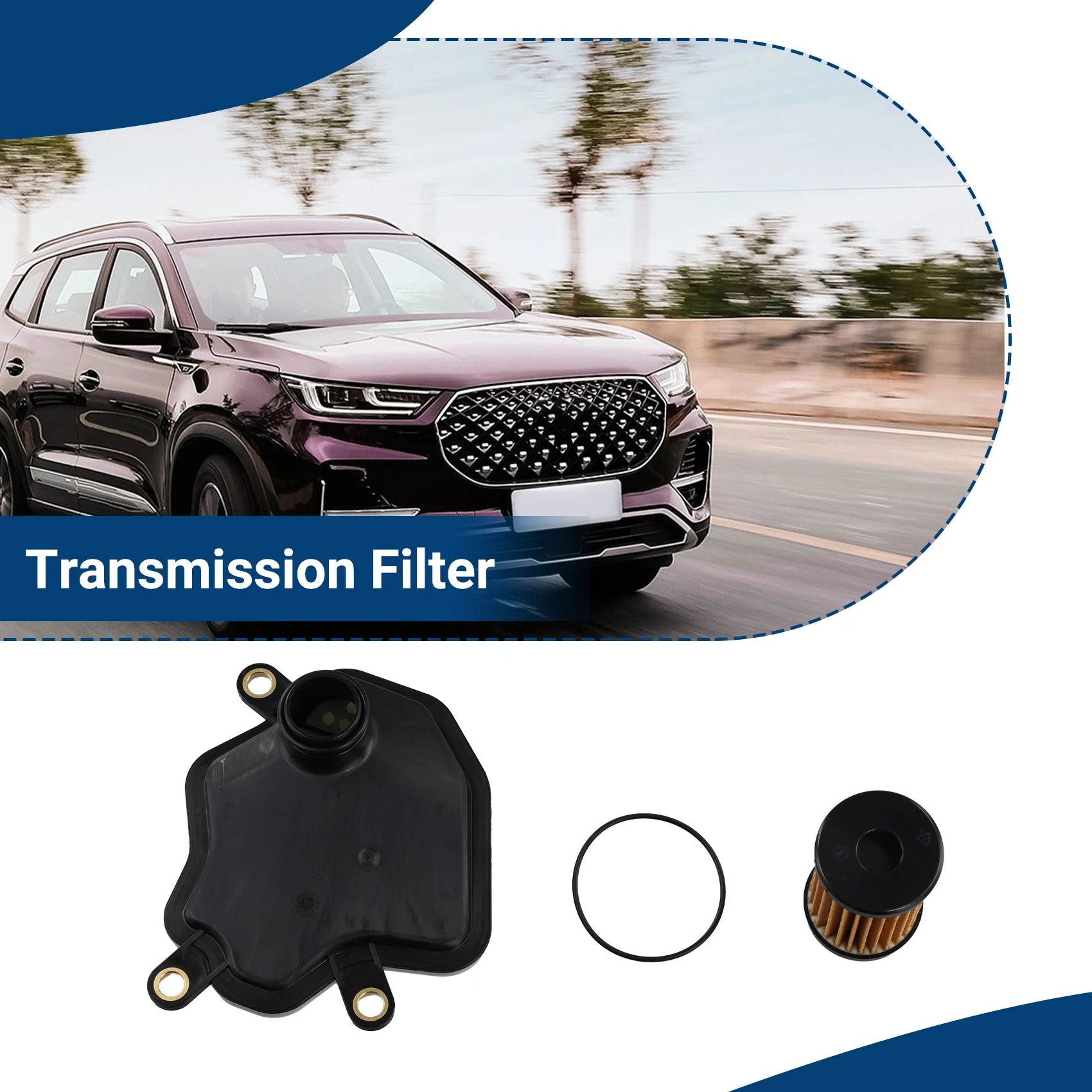 

ABOK-Transmission Filter For Chery Tiggo 8/8Pro/7Pro, External Filter 025CHA-1506400, Internal Filter 025CHA-1506510