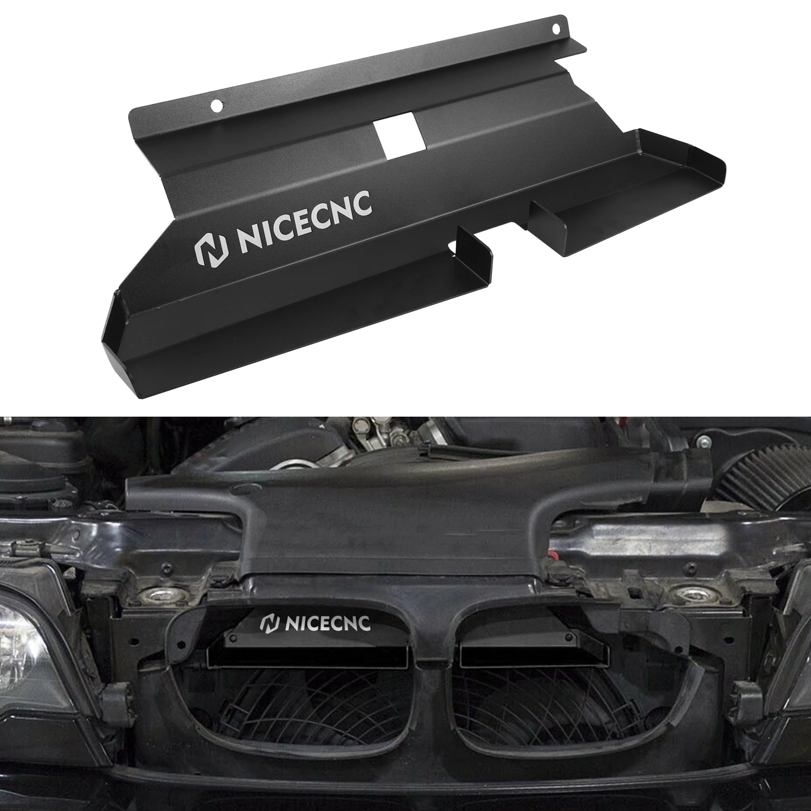 NICECNC Cold Air Intake Scoop For BMW E46 323i 325i 330i M52TU M54 Engine