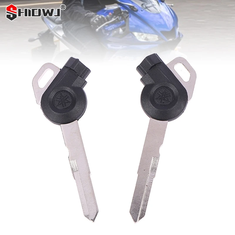 Left/Right Groove Magnetic Keys Single Key Blanks for Yamaha Motorcycle Key Blanks Key Uncut Blade