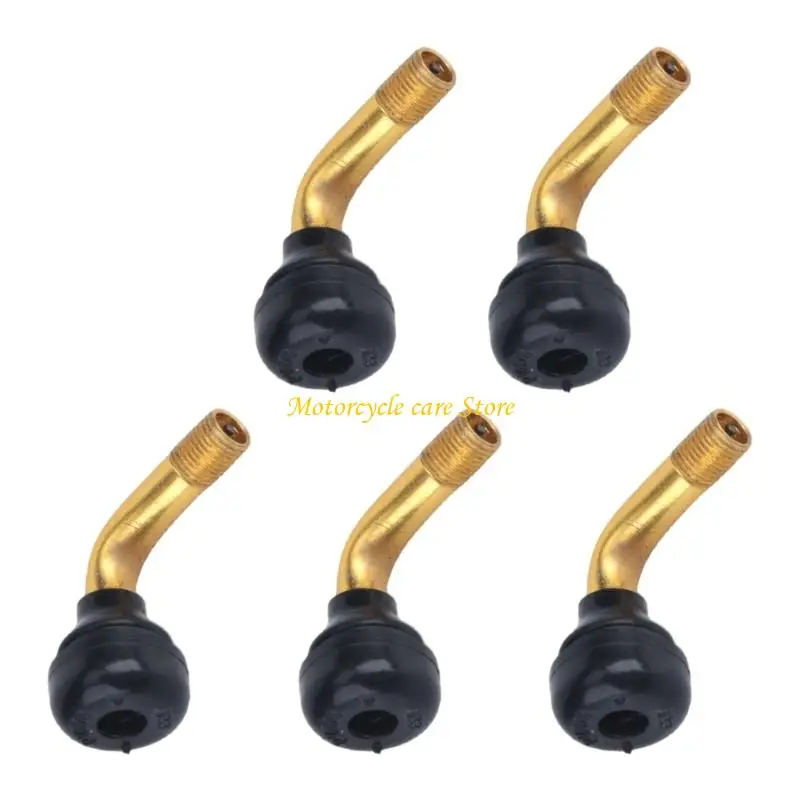U75F Reinforced Copper Motorcycle Tire Valves Stem Leak Proof Seal Vacuum Tire Systems
