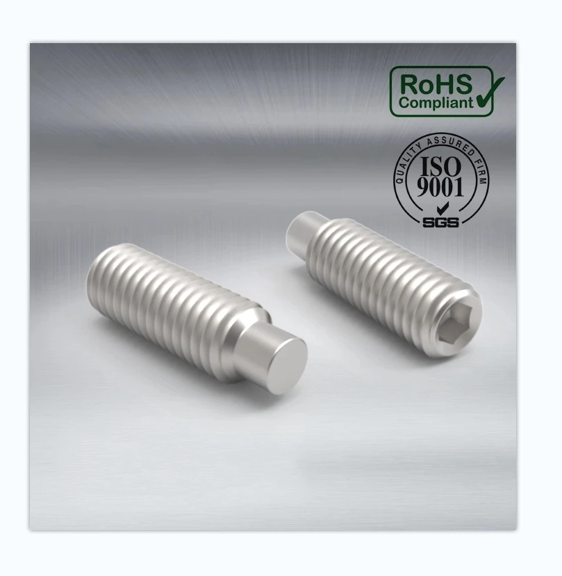 DIN 915 Hexagon Socket Set Screws with Dog Point  FOB Price US$0.10-5.00 / Piece 10,000 Pieces (MOQ)