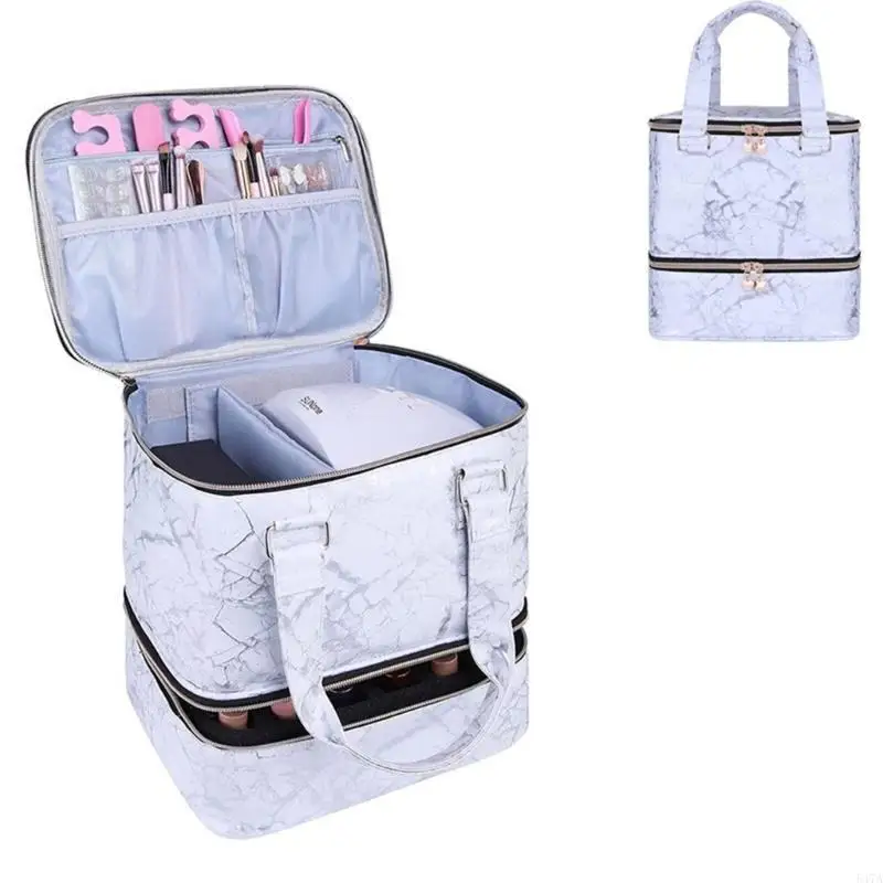 

PU NailPolish Bag Large Capacity NailPolish Storage Box Organizers 547A