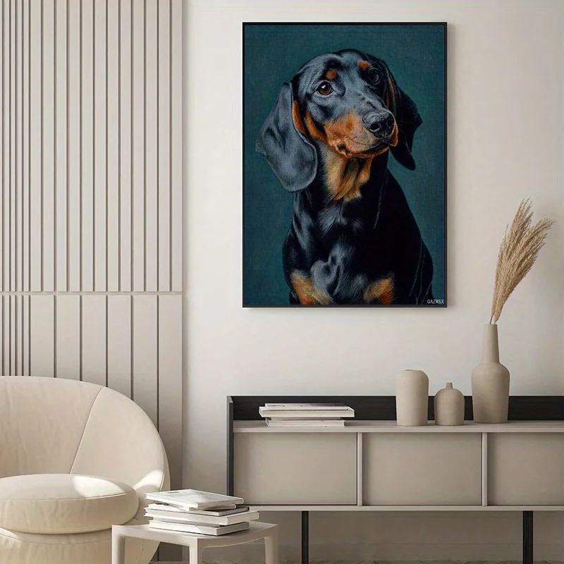 

1000 шт. бумажные пазлы, портрет животных таксы своими руками, пазлы с животными высокой четкости для взрослых, подходят для домашнего декора