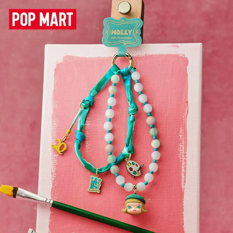 

POPMART MOLLY Scenery Along The Way 20th Anniversary Series Decorative Charm Blind Box Mystery Box Guess Bag Toys Doll