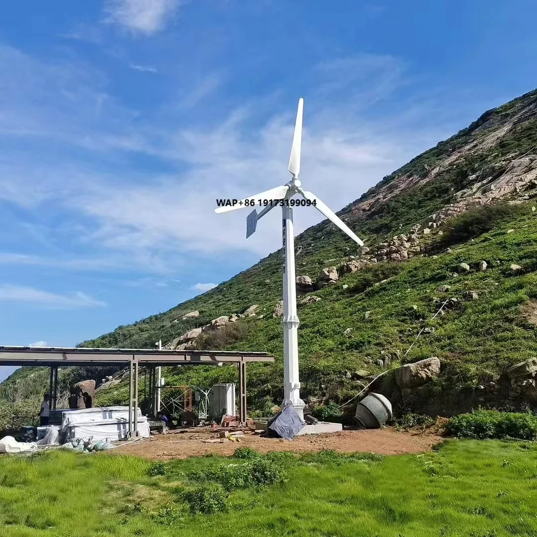 Ukraine Germany Complete Three Phase 20KW FARM Wind Generator 5KW  Home Electric Generator/10KW  Wind Turbine System Aluminium