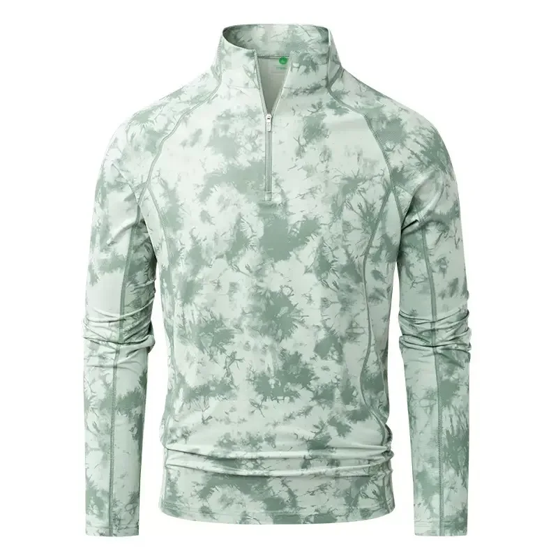 Spring and Autumn New Fashion Trend Running Quick-Dry Long Sleeve T-Shirt Men's Casual Loose Sports Comfortable Breathable-Shirt