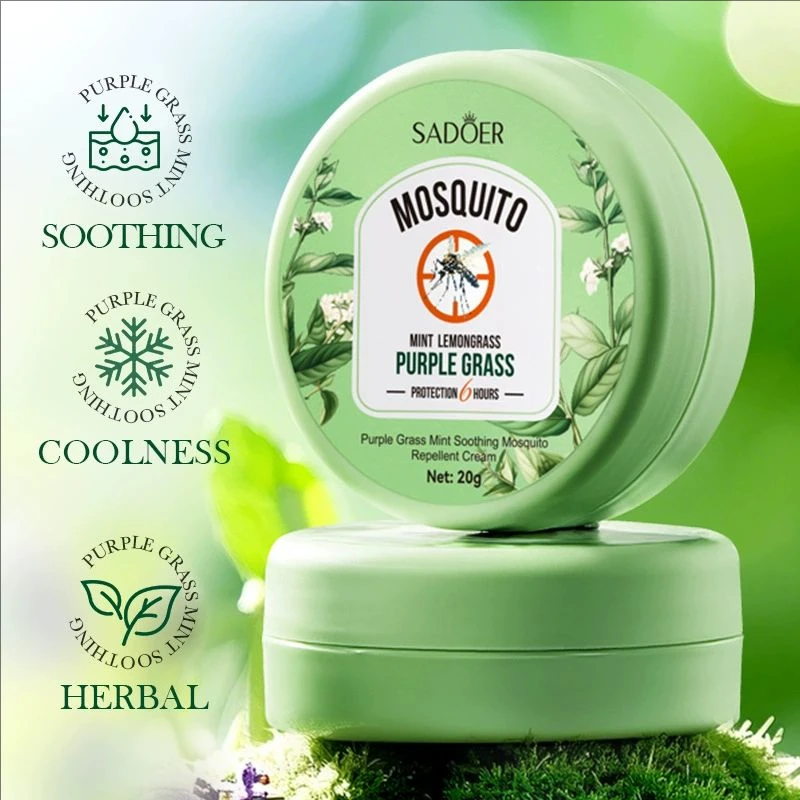 20g Herbal Moxibustion Cream Moxa Ointment Mugwort Health Care Massage Oil Relief Arthritis Body Pain Prevent Mosquito Bites