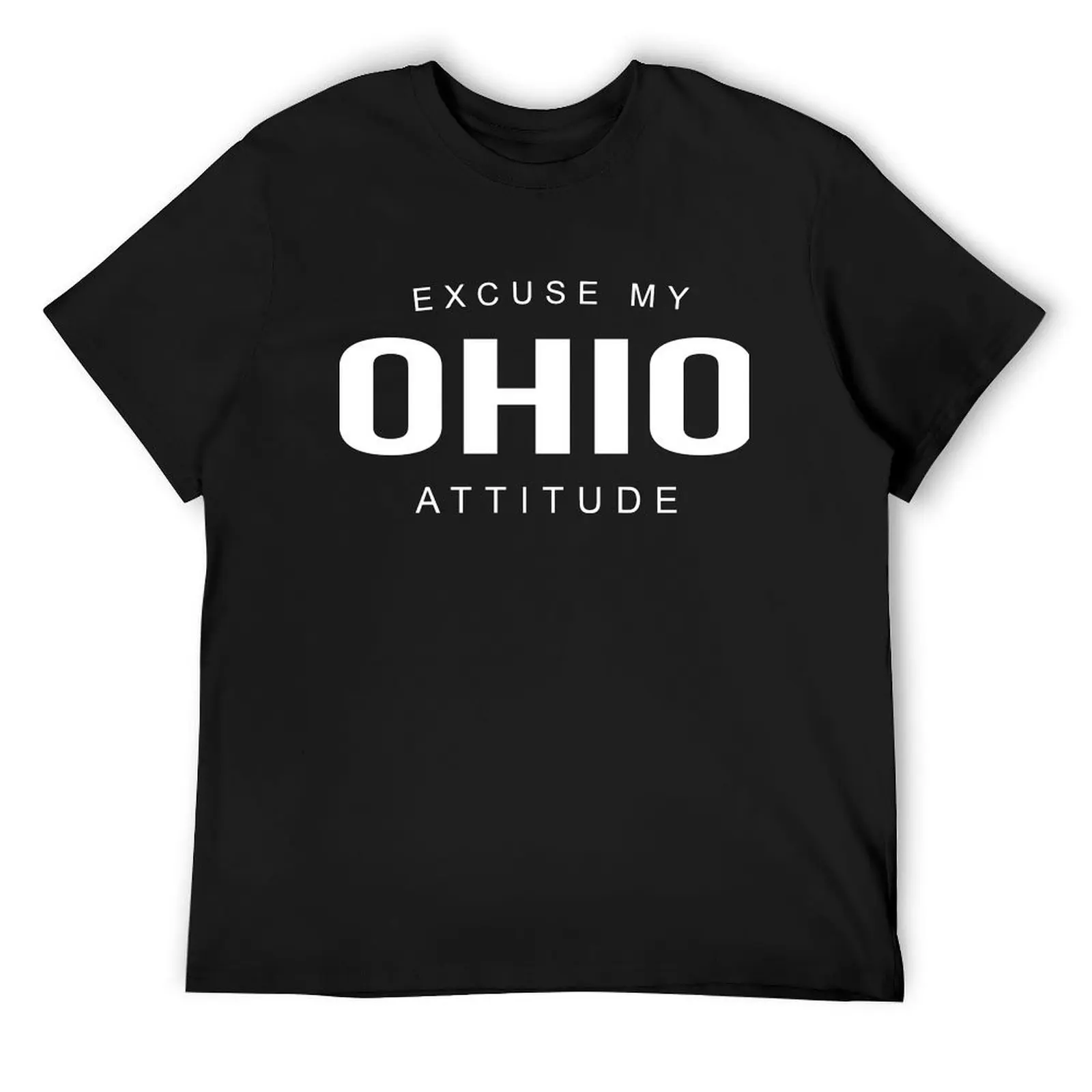 EXCUSE MY OHIO ATTITUDE T-Shirt quick drying for a boy fruit of the loom mens t shirts