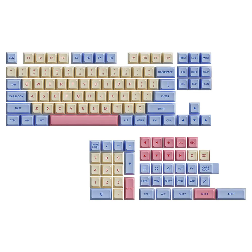 

132pcs Cute For Mechanical Keycap For Mechanical Gaming Gaming Keyboard Replacement Lovely Keyboard Accessory Cap