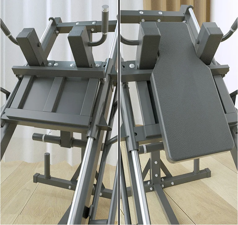 Dual Function Push-back Machine Leg Strength Trainer Commercial Gym Equipment Huck Squat Home Fitness Equipment