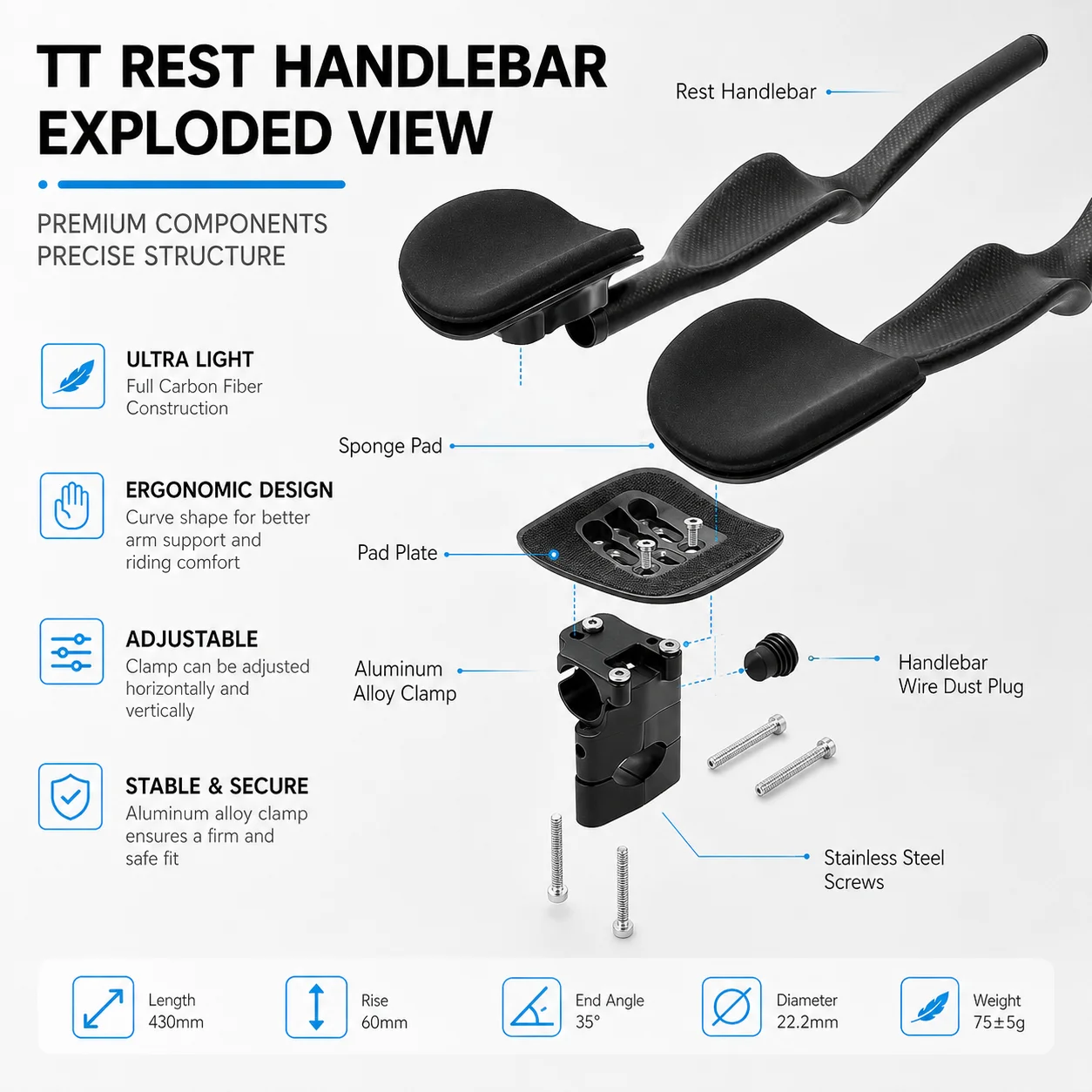 Thumbnail 4 - #29 New Bicycle Handlebar Extensions Arrivals