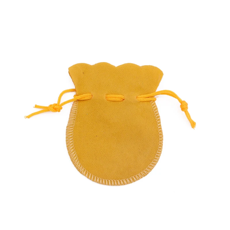 

Wholesale 50Pcs/Lot Gold Velvet Bag Drawstring Pouch 7x9 9x12cm Charms Bracelet Jewelry Packaging Bags Wedding Favors Gift Bag