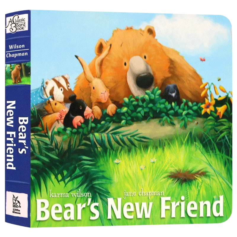 Bear's New Friend, Children's books aged 3 4 5 6, English picture book, 9781416954385