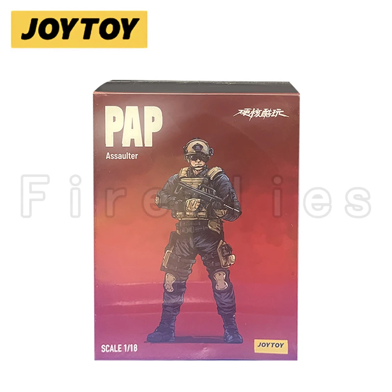 1/18 JOYTOY 3.75นิ้ว Action Figure (3ชิ้น/เซ็ต) คนตำรวจติดอาวุธ PAP กองกำลังพิเศษอะนิเมะรุ่นของเล่นจัดส่งฟรี