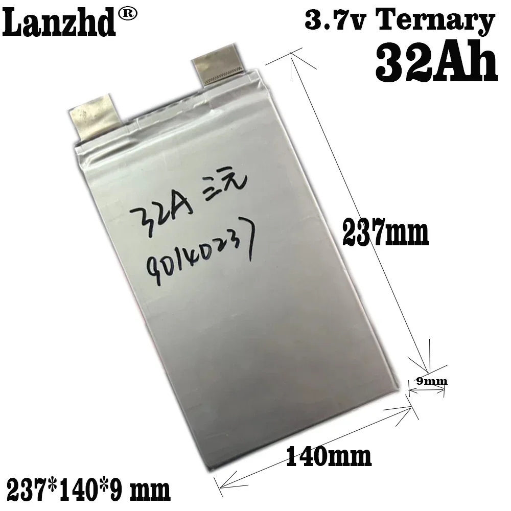 

1-12pcs 3.7V 32Ah 90140237 Li polymer battery 32000mAh for diy 22.2v 14.8V protection machine car start Motorcycle electric