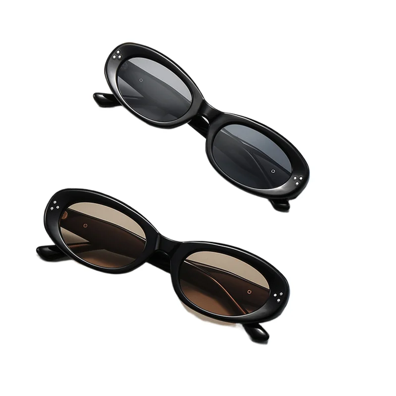 ZS8045 Panel Sun Protection Cats' Eye Sunglasses Women's New UV Protection Fashion TrendTRNongmSun Glasses image 3
