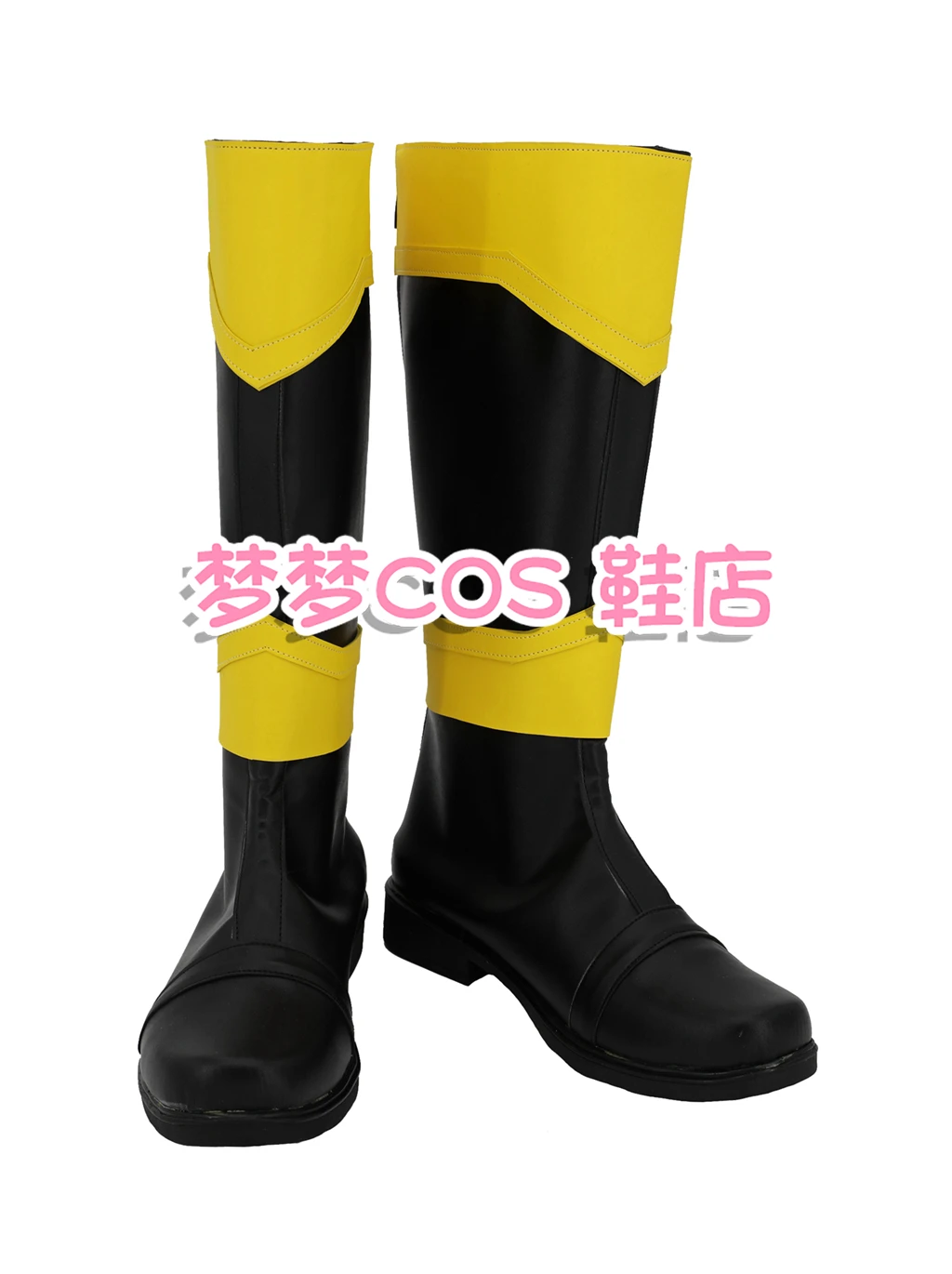 スーパー戦隊怪盗戦隊ルパンレンジャールパンイエローコスプレ衣装靴カーニバルパーティーハロウィンブーツ手作りブーツ