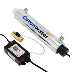 Coronwater 2GPM Flow Switch UV Water Filter for Household Water