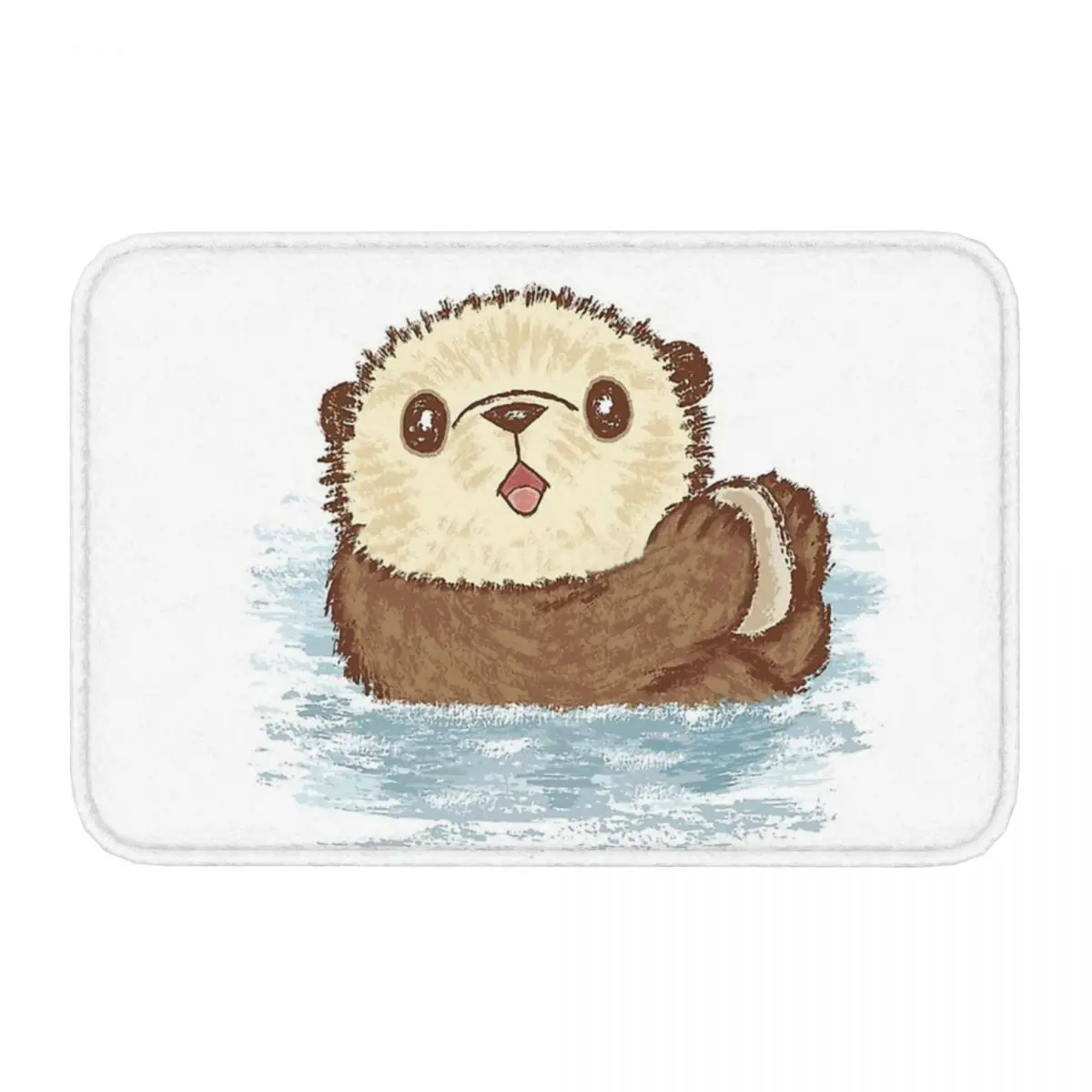 Animal Bath Mat Sea Otter Doormat Living Room Carpet Balcony Rug Home Decoration