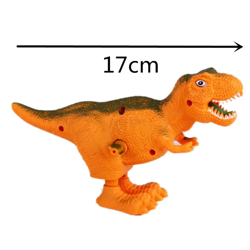 Brinquedo corda divertido 7 para dinossauro dançante plástico movido a favor infantil S