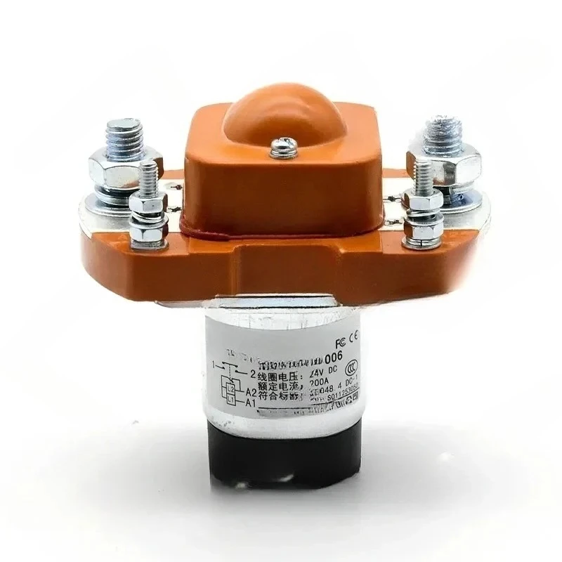 DC24V 48V 12V MZJ-200A ZJ200A SZJ200A Electric Vehicle Contactor for Forklift Battery Car Tractor Winch Motor 1NO Normal Open