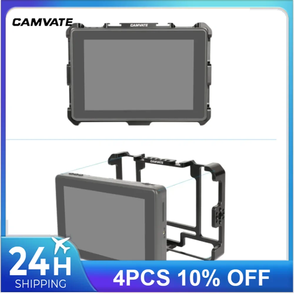 CAMVATE Director's Monitor Cage Bracket With 1/4